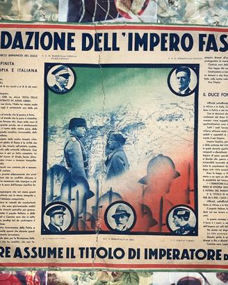Manifesto 1936 del ventennio originale cm.47x35