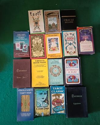 Tarocco Lotto Vari Rari Tarot Numerata Collezione 
