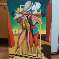 dipinto di de Chirico Metafisica