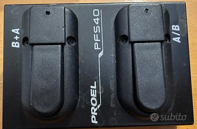 Pedale doppio foot switch Proel pfs40