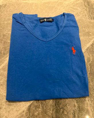 T-shirt blu Polo Ralph Lauren Uomo taglia M