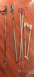 Racchette sci da 80 cm e 120-130 cm ( singole)