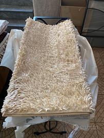 Tappeto scendiletto 70x140 ecru’ h3 cm NUOVO