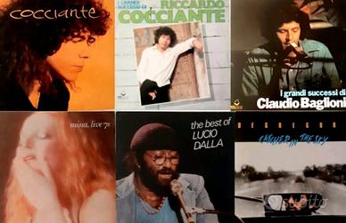 LP 33 GIRI LOTTO DI 6 VINILE