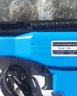 Kit saldatore plastica e  Pistola  termica