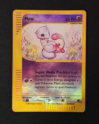 Pokemon Mew 55/165 Reverse Holo ITA Expedition Set
