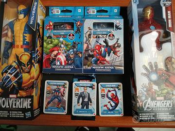 Marvel gioco di carte + 2 action figure
