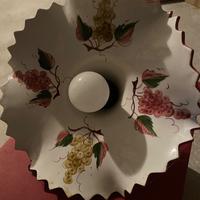 Lampadario cucina dipinto a mano