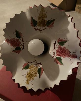 Lampadario cucina dipinto a mano