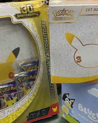 Lotto Pokemon 30th Anniversario ETB + altri