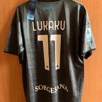 maglia napoli lukaku 11 EA7 2023 2024 terza maglia