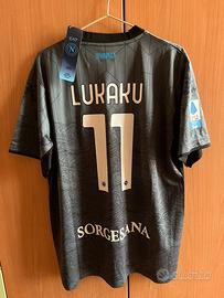 maglia napoli lukaku 11 EA7 2023 2024 terza maglia