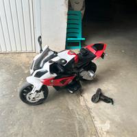 Moto elettrica BMW S 1000 RR per bambini