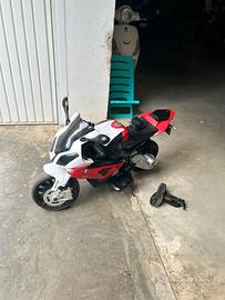 Moto elettrica BMW S 1000 RR per bambini