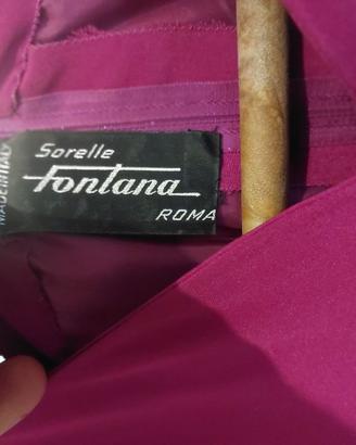 Vestito donna cerimonia sorelle Fontana fucsia