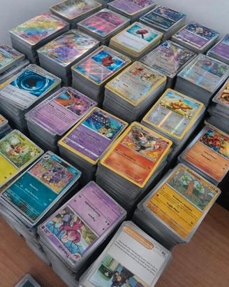 lotto 2000 carte Pokemon Italiane originali nuove 