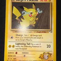 Lt. Surge's Pikachu Gym Heroes 81/132