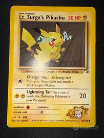 Lt. Surge's Pikachu Gym Heroes 81/132