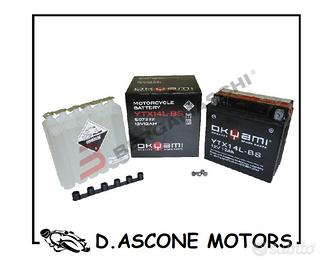 BATTERIA OKYAMI OTX14L-BS CON ACIDO