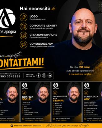 Grafico e consulente pubblicitario