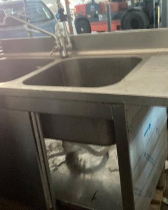 Doppio lavello cucina con gocciolatoio dx