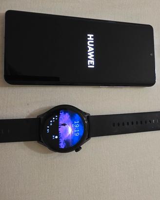 cellulare huawei p30 pro e orologio watch 3