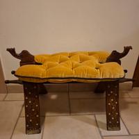 sella sgabello etnico cammelli