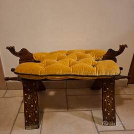 sella sgabello etnico cammelli