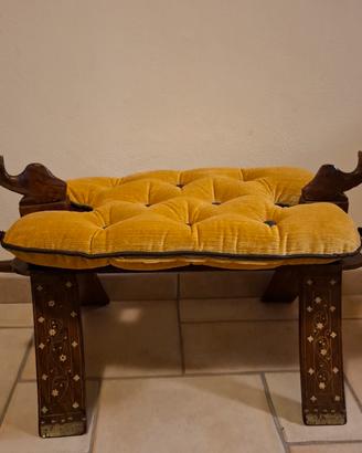 sella sgabello etnico cammelli