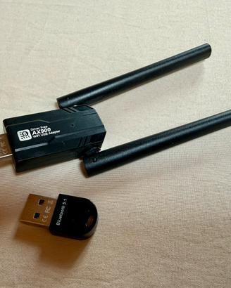 Chiavetta Wi-Fi 6 + Adattatore Bluetooth