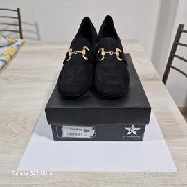 Scarpe in vera pelle scamosciato donna 38