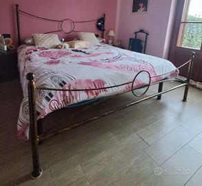 Letto ferro battuto artigianale