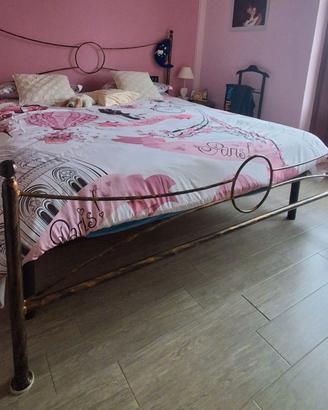 Letto ferro battuto artigianale