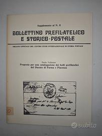 Bollettino Prefilatelico Storico-Postale Suppl n.8