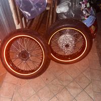Cerchi 17 Motard gommati NUOVI