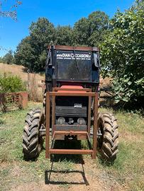 Trattore SAME SOLAR 50 DT + cesta + fresa