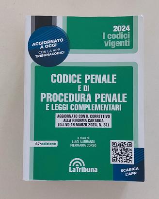 Codice penale La Tribuna ed. 2024