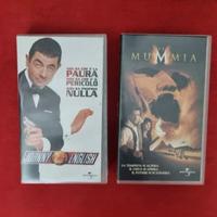 Lotto Film Vhs Vintage Italiano La Mummia + Johnny