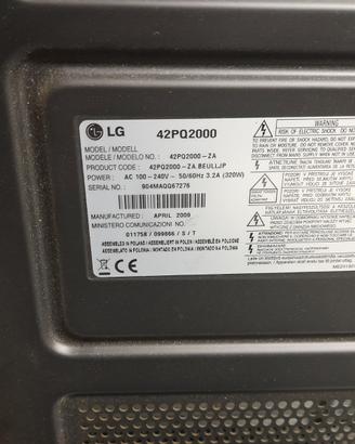 Ricambi Tv Lg Plasma