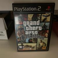 GTA San Andreas per PS2 con mappa e libretto