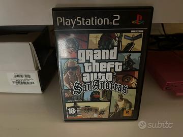 GTA San Andreas per PS2 con mappa e libretto