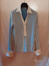 Naracamicie camicia celeste e bianche TgV (46 IT)