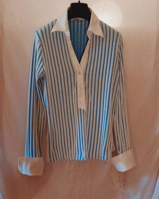 Naracamicie camicia celeste e bianche TgV (46 IT)