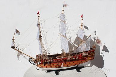 VELIERO SPAGNOLO da collezione in legno