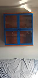 Vetrina portabicchieri da parete