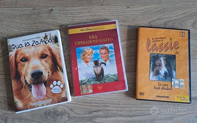 Tre DVD con storie di animali (per famiglie)