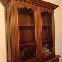 🔥 VETRINETTA IN LEGNO MASSICCIO CON ANTE VETRO