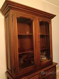 🔥 VETRINETTA IN LEGNO MASSICCIO CON ANTE VETRO