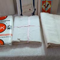 lotto 6 tele miste canapa cotone 