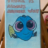 💕Mini tela dipinta a mano- Dory🐟